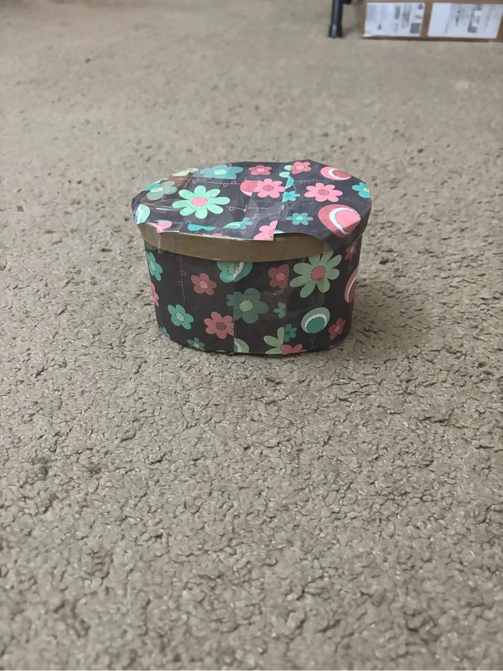 Floral Kids Jewelry Box - Pink & Mint